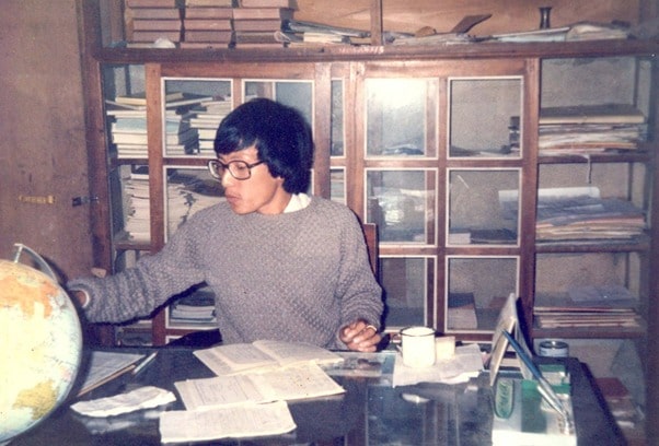 The first Principal, Rev. K.C Gaila.